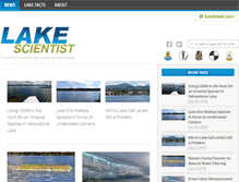 Tablet Screenshot of lakescientist.com